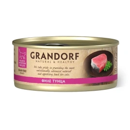 Влажный корм Grandorf Adult филе тунца для взрослых кошек, 70 г