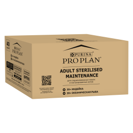 Влажный корм Purina Pro Plan Sterilised Maintenance (мультипак) для стерилизованных кошек (индейка/рыба), 85 г