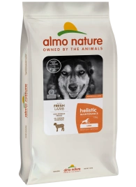 Сухой корм Almo Nature для взрослых собак крупных пород со свежим ягненком и коричневым рисом, 12 кг