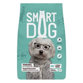 Сухой корм Smart Dog для взрослых собак всех пород, Active, с ягненком, лососем и индейкой, 800 г