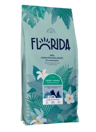 Сухой корм FLORIDA Indoor Sterilized 33 для домашних стерилизованных кошек с кроликом и черникой, 12 кг