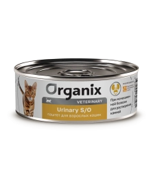Влажный корм Organix Veterinary Urinary S/O для взрослых кошек при мочекаменной болезни, 100 г