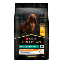 Сухой корм Purina Pro Plan Small & Mini для взрослых собак мелких и карликовых пород, курица и рис, 7 кг