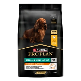 Сухой корм Purina Pro Plan Adult Small & Mini  для взрослых собак мелких и карликовых пород, курица и рис, 7 кг