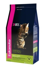 Сухой корм Eukanuba Hairball Control для взрослых кошек, 0.4 кг