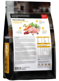 Сухой корм GO'KITCHEN для щенков и собак всех возрастов с курицей, 5.44 кг