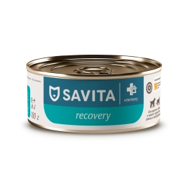 Влажный корм SAVITA Preventive Line Recovery для взрослых кошек и собак в период анорексии и выздоровления и послеоперационного восстановления, 100 г
