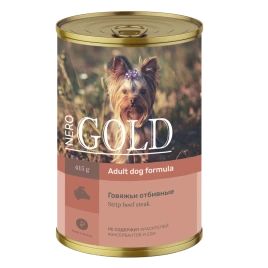 Влажный корм Nero Gold  для собак "Говяжьи отбивные", 415 г
