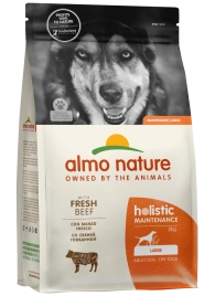 Сухой корм Almo Nature для взрослых собак крупных пород со свежей говядиной и коричневым рисом, 2 кг