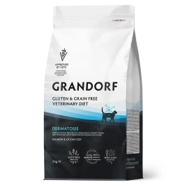 Сухой корм Grandorf Veterinary Dermatosis для кошек при дерматозах, 2 кгм