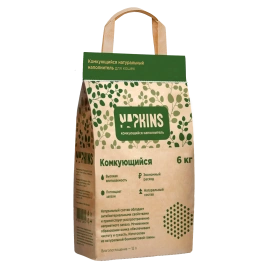 Наполнитель Napkins комкующийся, 12 л