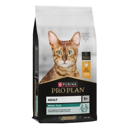 Сухой корм Purina Pro Plan Adult Original OPTI-Renal для взрослых кошек, с курицей, 10 кг
