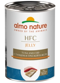 Влажный корм Almo Nature для собак с треской и тунцом в желе, 100 г