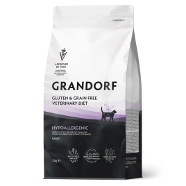 Сухой корм Grandorf Veterinary Hypoallergenic для кошек при пищевой непереносимости, 2 кг