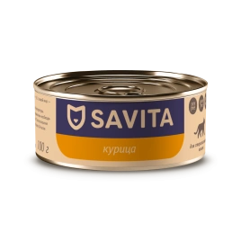 Влажный корм SAVITA для стерилизованных кошек с курицей, 100 г