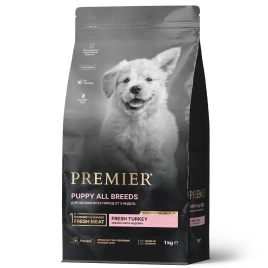 Сухой корм Premier Dog Turkey Puppy для щенков всех пород, 1 кг