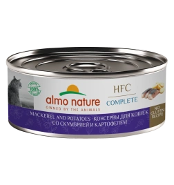Влажный корм Almo Nature для кошек со скумбрией и картофелем, 100 г