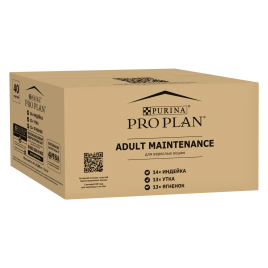 Влажный корм Purina Pro Plan Maintenance (Mix) набор паучей для кошек (индейка/утка/ягненок), 85 г