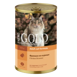 Влажный корм Nero Gold  для кошек "Фрикасе из курицы", 415 г
