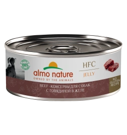 Влажный корм Almo Nature для собак с говядиной в желе, 100 г