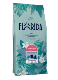Сухой корм FLORIDA Indoor Sterilized 33 для домашних стерилизованных кошек с телятиной и дыней, 12 кг