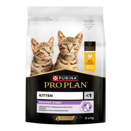 Сухой корм Purina Pro Plan Healthy Start Kitten для котят, с курицей, 3 кг