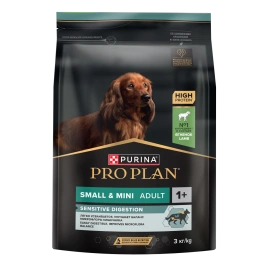 Сухой корм Purina Pro Plan Adult Small & Mini Sensitive Digestion для собак мелких пород, 3 кг