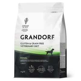 Сухой корм Grandorf Veterinary Diet индейка для собак для поддержки функций почек, 3 кг