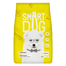 Сухой корм Smart Dog для щенков всех пород, с цыпленком и овощами, 800 г