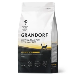 Сухой корм Grandorf Veterinary Urinary S/O Moderate Calorie для кошек при заболеваниях нижних мочевыводящих путей и контроле веса, 2 кг