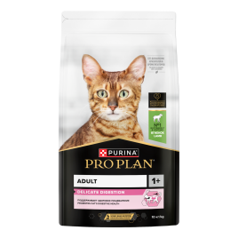 Сухой корм Purina Pro Plan Delicate Feline Lamb для кошек с чувствительным пищеварением, с ягненком, 10 кг
