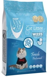 Van Cat комкующийся наполнитель без пыли с ароматом Весенней свежести Fresh, 10 кг