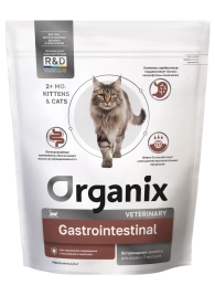 Сухой корм Organix Preventive Line GASTROINTESTINAL для кошек  при нарушениях пищеварения и всасывания в кишечнике, 1.5 кг