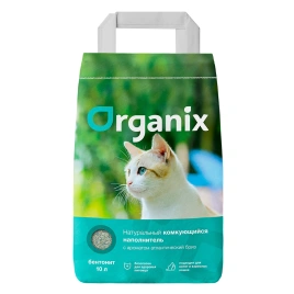 Наполнитель Organix комкующийся с ароматом атлантический бриз, 16 л