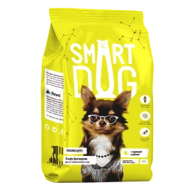Сухой корм Smart Dog для взрослых собак всех пород, с курицей и овощами, 800 г