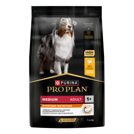 Сухой корм Purina Pro Plan Adult Medium Original для собак средних пород, курица и рис, 18 кг