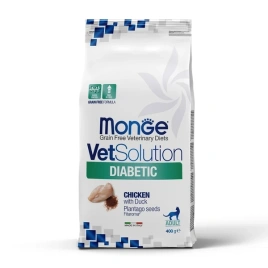 Сухой корм Monge VetSolution Diabetic для кошек при сахарном диабете, 400 г