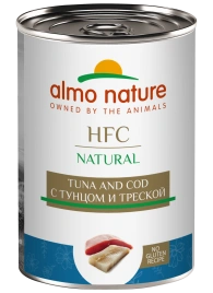 Влажный корм Almo Nature для собак с треской и тунцом, 100 г