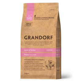 Сухой корм Grandorf Holistic ягненок с индейкой для щенков всех пород, 10 кг