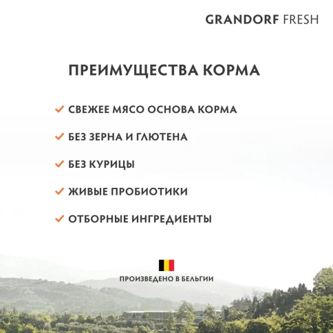 Сухой корм Grandorf Fresh беззерновой ягненок с бататом для взрослых собак крупных пород, 10 кг фото 10