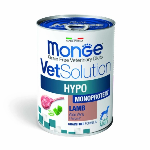 Сухой корм Monge VetSolution Hypo Monoprotein с ягненком для собак при пищевой непереносимости, 400 г фото 6