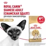 Сухой корм Royal Canin Siamese для взрослых сиамских кошек, 400 г фото 1