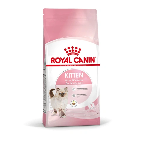 Сухой корм Royal Canin Kitten для котят от 4 до 12 месяцев, с птицей, 10 кг фото 1