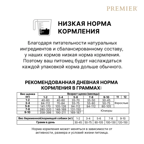 Сухой корм Premier с индейкой для щенков, 10 кг фото 7