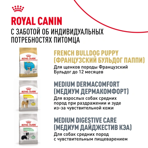 Сухой корм Royal Canin French Bulldog Adult для собак, 3 кг фото 10