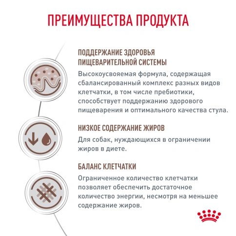 Сухой корм Royal Canin Gastrointestinal Low Fat для собак, 1.5 кг фото 2