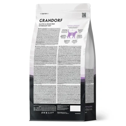 Сухой корм Grandorf Veterinary Diet Rabbit Hypoallergenic кролик для кошек при пищевой аллергии, 2 кг фото 2