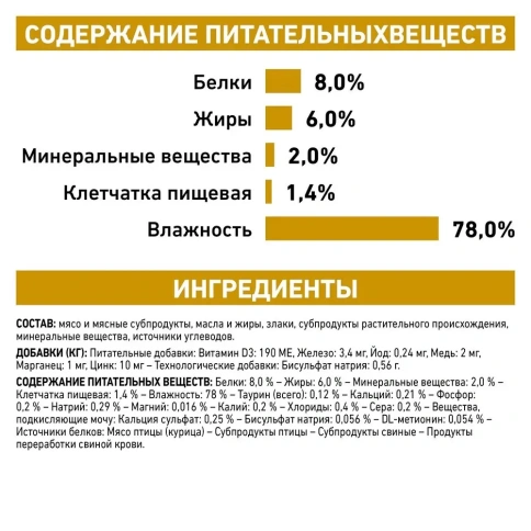 Влажный корм (консервы) Royal Canin Urinary S/O для собак при МКБ, 410 г фото 4