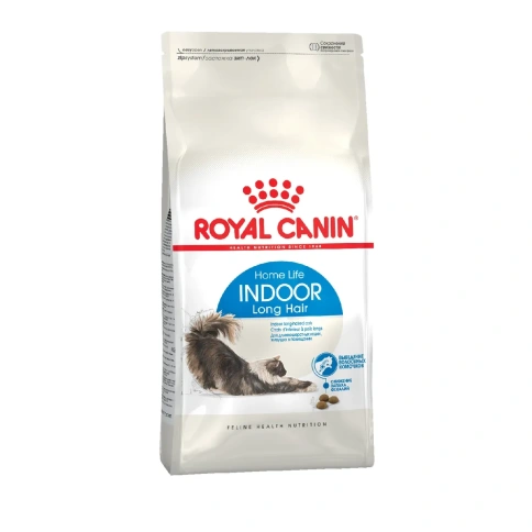 Сухой корм Royal Canin Indoor Long Hair для длинношерстных кошек, живущих в помещении, 400 г фото 6