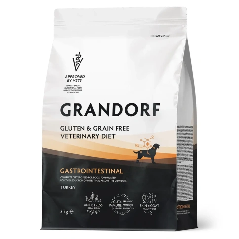 Сухой корм Grandorf Veterinary Diet индейка для собак при расстройствах пищеварения, 3 кг фото 1
